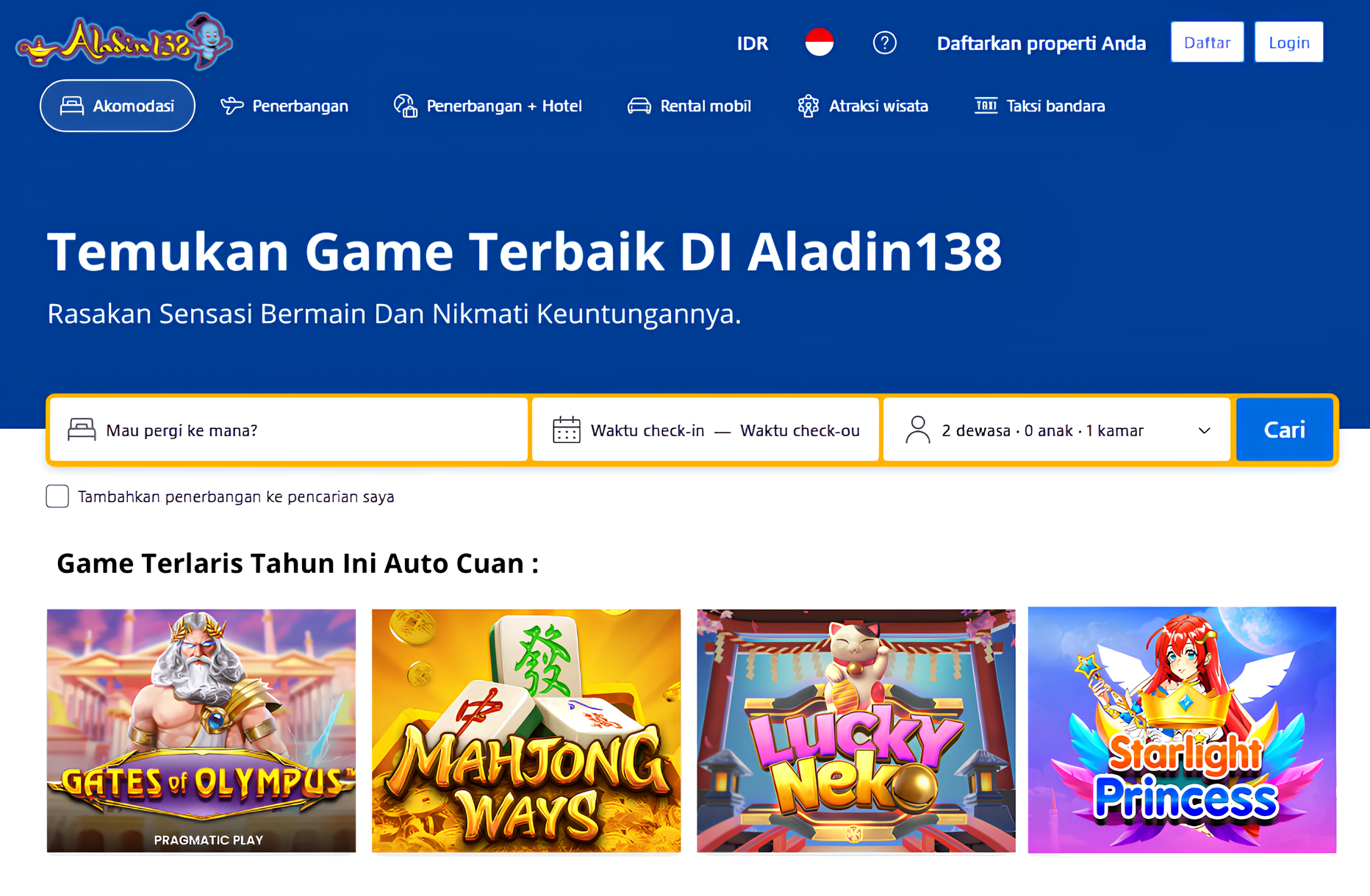 Galeri foto Aladin138: Slot Gacor Terbaik & Terpercaya di Tahun Ini di Singkawang